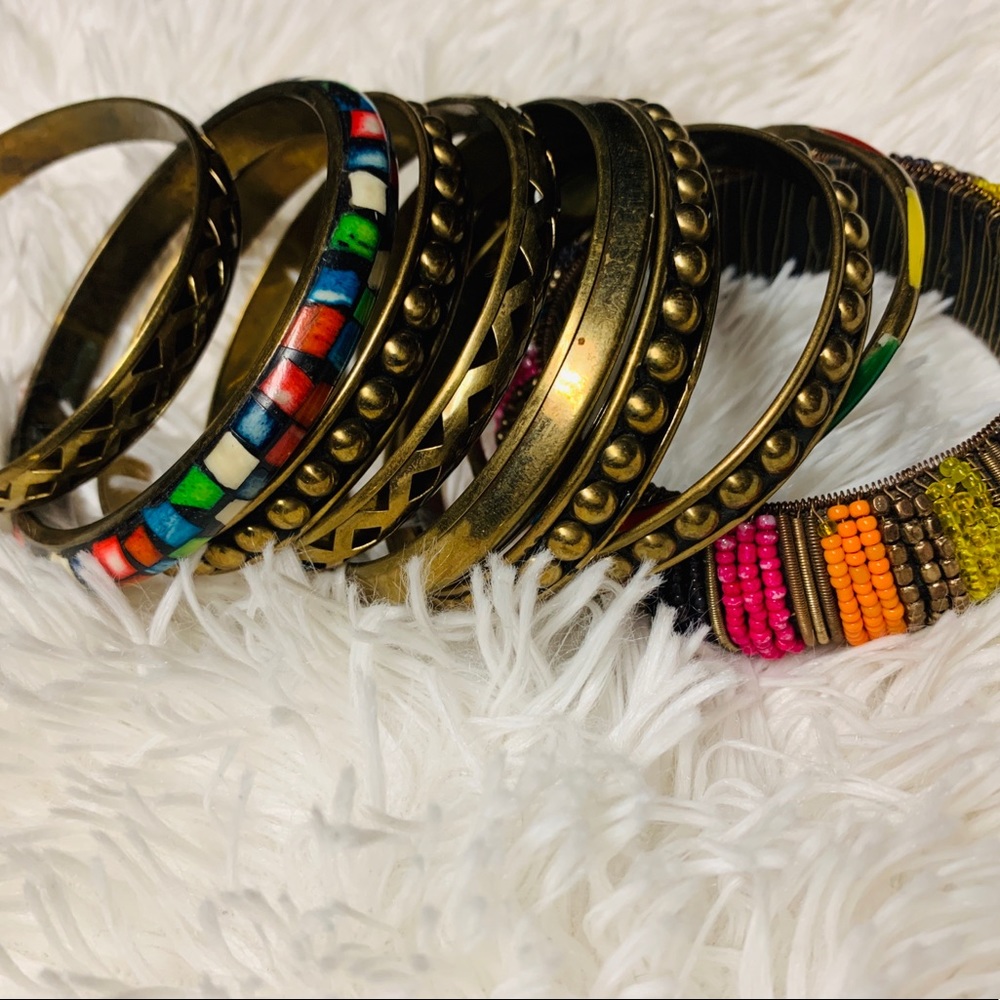 👒3/$50 Colourful bangle bracelets